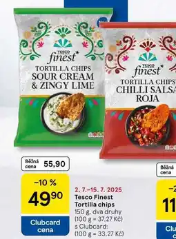 Tesco Tesco Finest Tortilla chips, 150 g nabídka