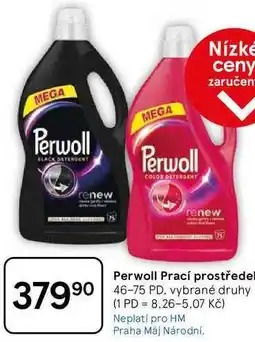 Tesco Perwoll Prací prostředek, 46-75 PD, vybrané druhy nabídka