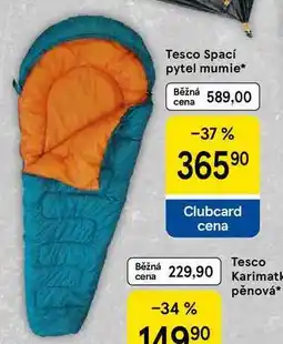 Tesco Tesco Spací pytel mumie nabídka