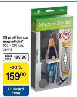 Tesco Síť proti hmyzu magnetická, 100 x 210 cm, černá nabídka