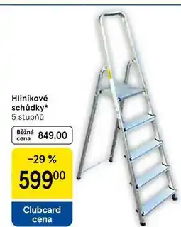 Tesco Hliníkové schůdky, 5 stupňů nabídka