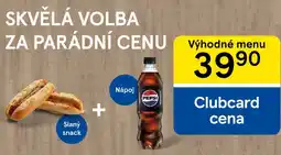 Tesco Slaný snack + Nápoj nabídka
