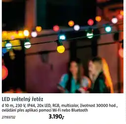 Bauhaus LED světelný řetěz nabídka
