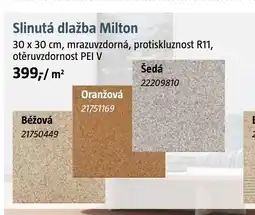 Bauhaus Slinutá dlažba Milton nabídka