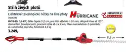 Bauhaus Střih živých plotů elektrické teleskopické nůžky na živé ploty hurricane nabídka