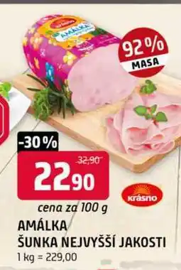 Terno Amálka šunka nejvyšší jakosti 100g nabídka