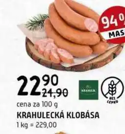 Terno Krahulecká klobása 100g nabídka