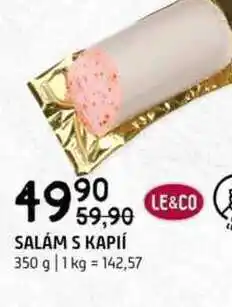 Terno Salám s kaplí 350g nabídka