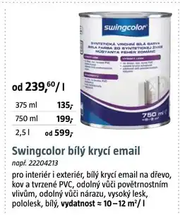 Bauhaus Swingcolor bílý krycí email nabídka