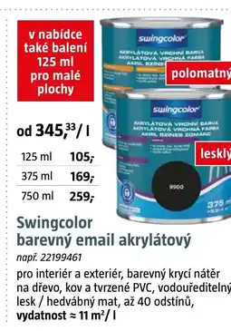 Bauhaus Swingcolor barevný email akrylátový nabídka