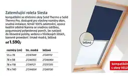 Bauhaus Zatemňující roleta Siesta nabídka
