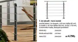 Bauhaus 1. Set zábradlí - horní montáž nabídka