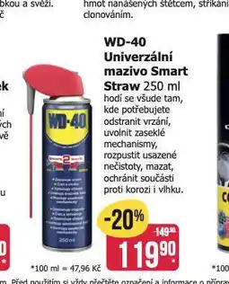 Teta Univerzální mazivo wd-40 nabídka