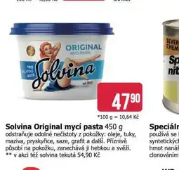 Teta Solvina original mycí pasta nabídka