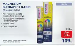 Benu Magnesium b-koplex rapid nabídka