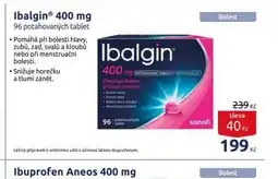 Benu Ibalgin 400 mg nabídka
