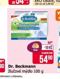 Teta Dr. beckmann žlučové mýdlo nabídka