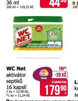 Teta Wc net aktivátor septiků nabídka