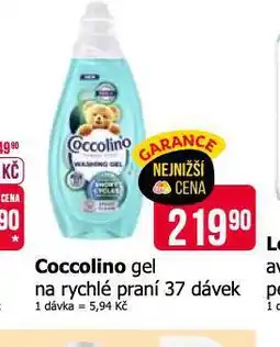 Teta Coccolino prací gel nabídka