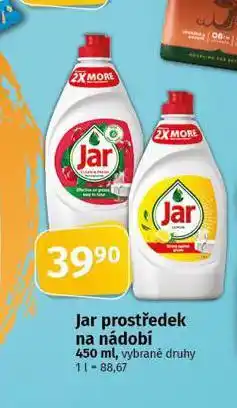 Coop Jar prostředek na nádobí nabídka