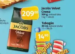 Coop Jacobs velvet crema zrnková káva nabídka