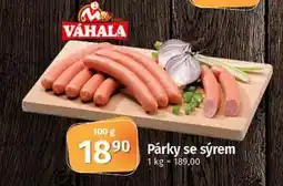 Coop Párky se sýrem nabídka