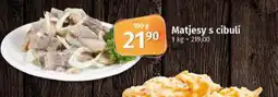 Coop Matjesy s cibulí nabídka