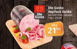 Coop Vepřová šunka nabídka