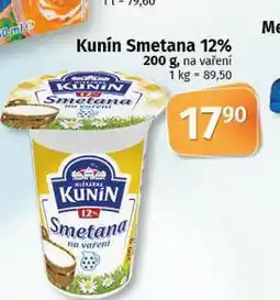 Coop Kunín smetana 12% nabídka