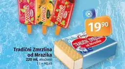Coop Tradiční zmrzlina od mrazíka nabídka