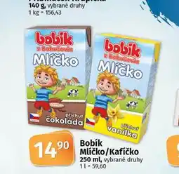 Coop Bobík mlíčko / kafíčko nabídka