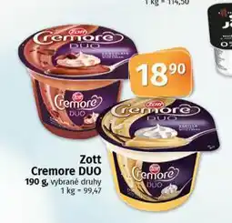 Coop Zott cremore duo nabídka