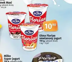Coop Olma florian smetanový jogurt nabídka