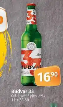 Coop Pivo budvar 33 nabídka