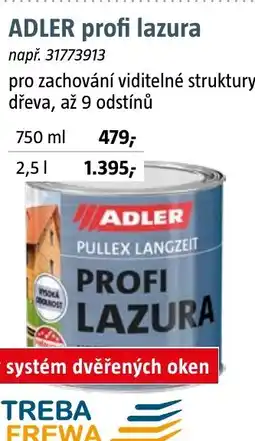 Bauhaus ADLER profi lazura nabídka