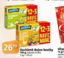 Coop Kuchárek bujon kostky nabídka