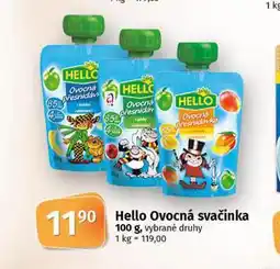 Coop Hello ovocná svačinka nabídka