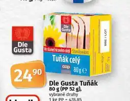 Coop Dle gusta tuňák nabídka