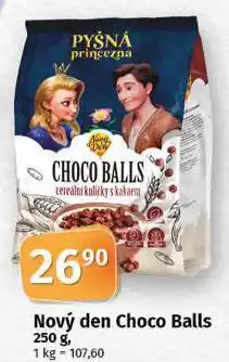 Coop Nový den choco balls nabídka