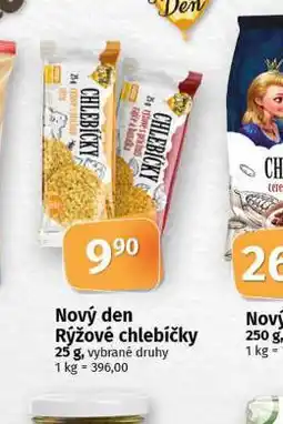Coop Nový den rýžové chlebíčky nabídka