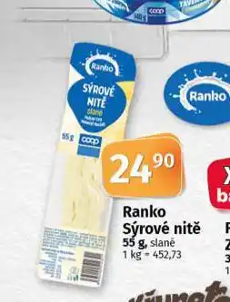 Coop Ranko sýrové nitě nabídka