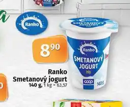 Coop Ranko smetanový jogurt nabídka