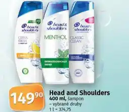 Coop Head&shoulders šampon nabídka