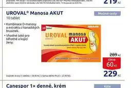 Benu Uroval manosa akut nabídka