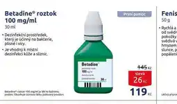 Benu Betadine roztok nabídka