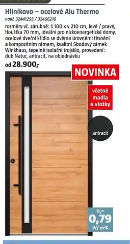 Bauhaus Hlíníkovo - ocelové Alu Thermo např. 32441295/32466216 nabídka