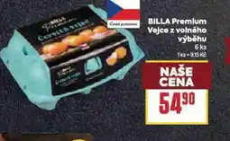 Billa Vejce z volného chovu nabídka