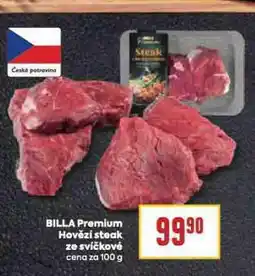 Billa Hovězí steak ze svíčkové nabídka