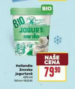 Billa Hollandia zmrzka jahodová nabídka