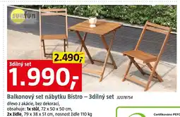 Bauhaus Balkonový set nábytku Bistro – 3dílný set 32078754 nabídka